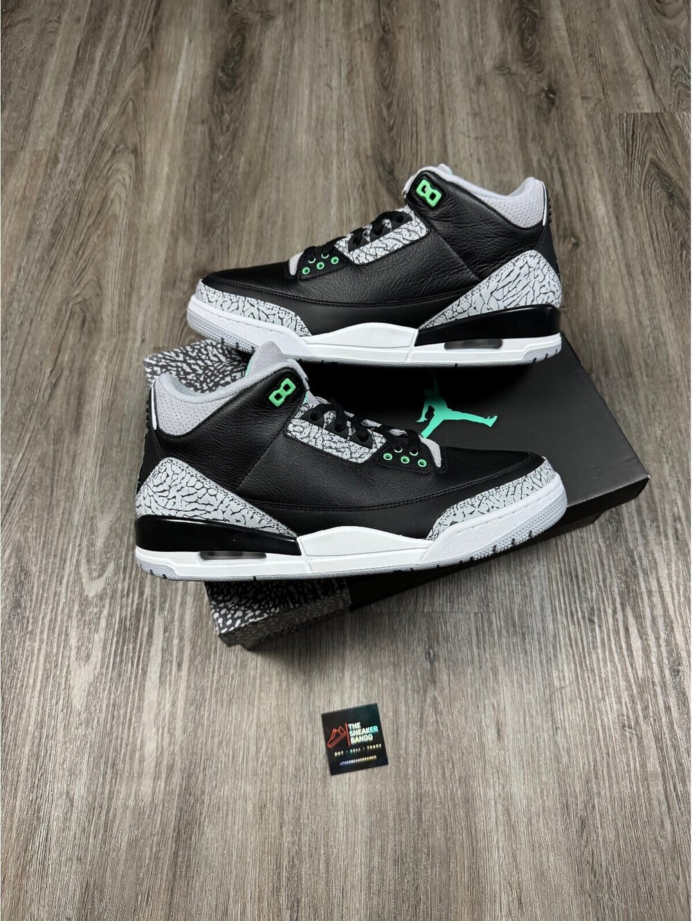 Size 10.5 - Air Jordan 3 Retro Green Glow
